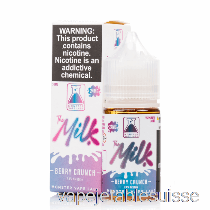 Vape Suisse Berry Crunch - Les Sels De Lait - 30ml 48mg